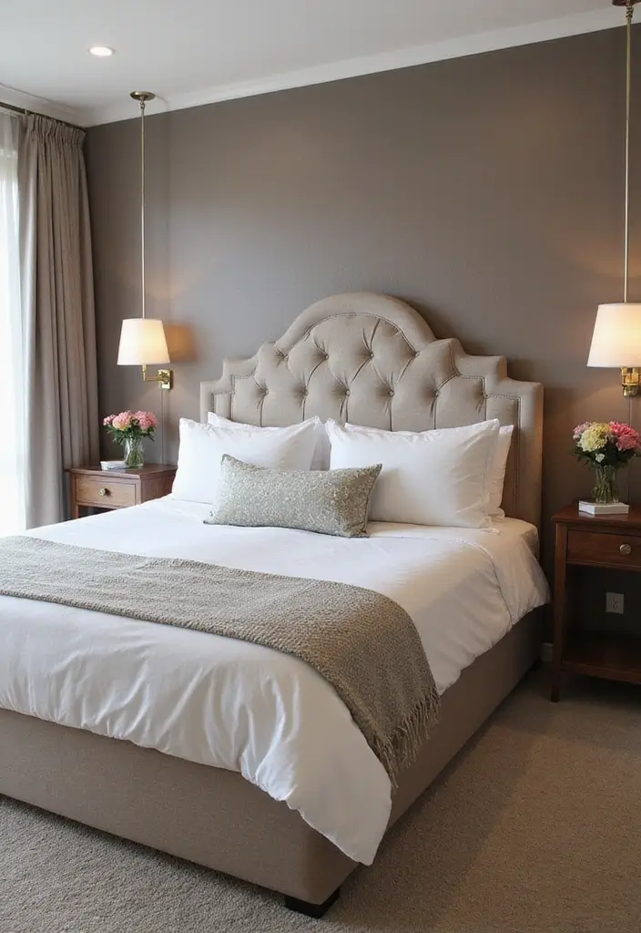 27 Master Bedroom Decor Modern Ideas for Timeless Comfort 26 27 Master Bedroom Decor Modern Ideas for Timeless Comfort - 26. Unique Headboard Designs