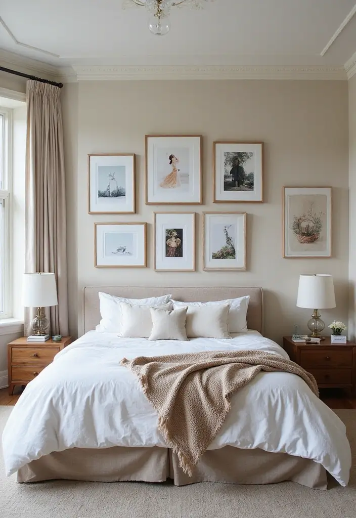 27 Master Bedroom Decor Modern Ideas for Timeless Comfort 9 27 Master Bedroom Decor Modern Ideas for Timeless Comfort - 9. Personalized Artwork