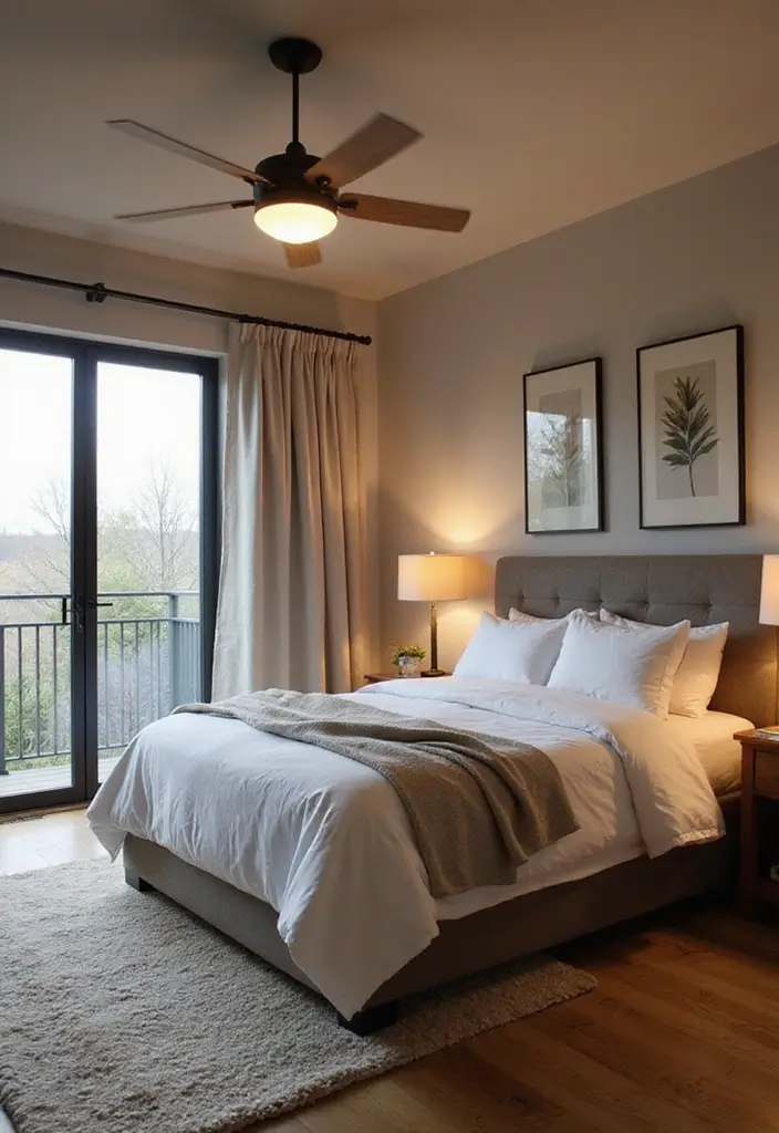 27 Modern Farmhouse Bedroom Designs That Mix Rustic with Chic 8 27 Modern Farmhouse Bedroom Designs That Mix Rustic with Chic - 8. Farmhouse Lighting Fixtures