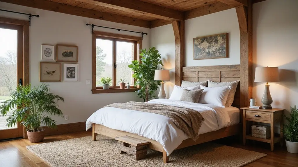 27 Modern Farmhouse Bedroom Designs That Mix Rustic with Chic