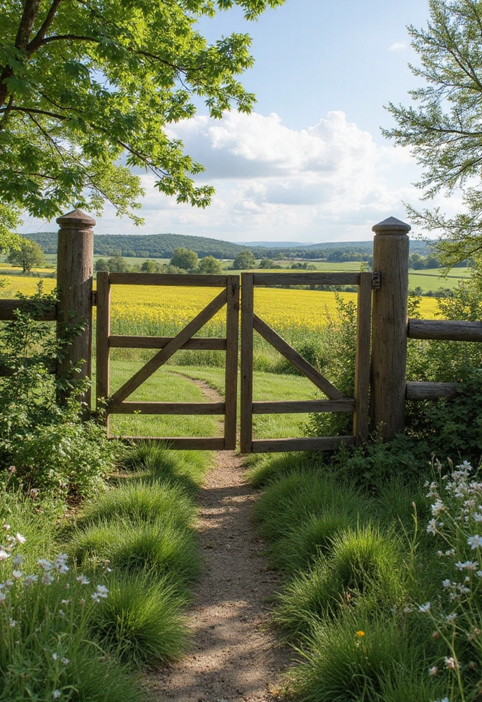 27 Modern Gate Designs That Transform Your Entrance 11 27 Modern Gate Designs That Transform Your Entrance - 11. Split Rail Gates
