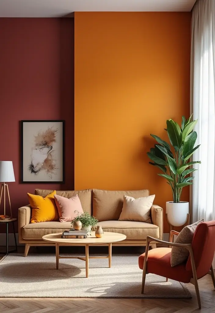 27 Modern House Interior Design Ideas for a Dream Home 12 27 Modern House Interior Design Ideas for a Dream Home - 12. Colorful Accent Walls