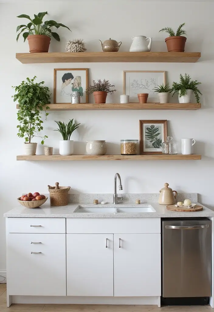 27 Modern House Interior Design Ideas for a Dream Home 15 27 Modern House Interior Design Ideas for a Dream Home - 15. Open Shelving