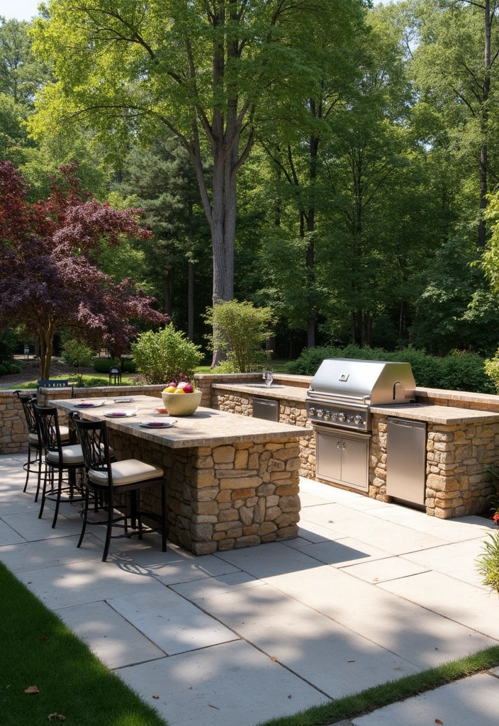 27 Modern Outdoor Kitchen Designs Perfect for Gatherings 27 27 Modern Outdoor Kitchen Designs Perfect for Gatherings - 27. The Ultimate Showstopper: The Outdoor Entertainment Kitchen