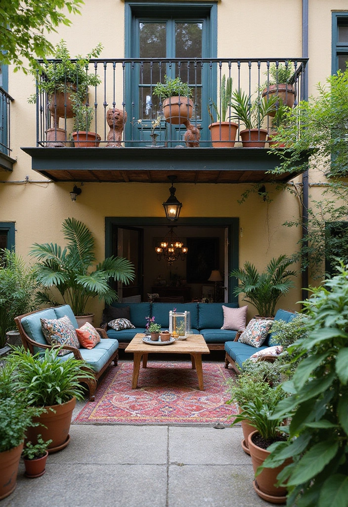 28 Modern Balcony Designs for Chic Outdoor Living 10 28 Modern Balcony Designs for Chic Outdoor Living - 10. Artful Accents