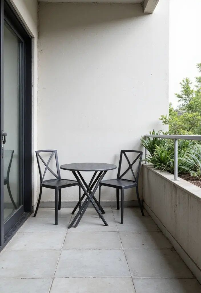 28 Modern Balcony Designs for Chic Outdoor Living 2 28 Modern Balcony Designs for Chic Outdoor Living - 2. Minimalist Marvel