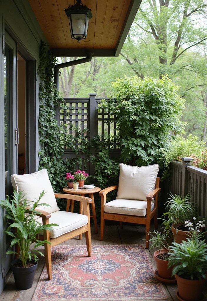 28 Modern Balcony Designs for Chic Outdoor Living 28 28 Modern Balcony Designs for Chic Outdoor Living - 28. Sweet Escape