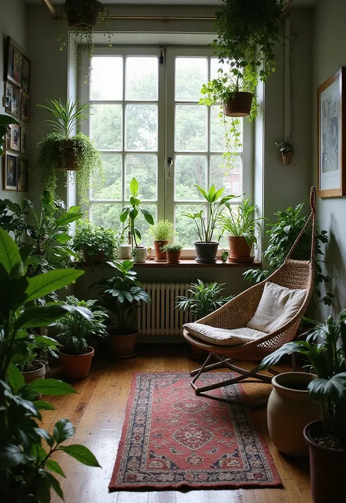 28 Modern Balcony Designs for Chic Outdoor Living 3 28 Modern Balcony Designs for Chic Outdoor Living - 3. Urban Jungle Retreat