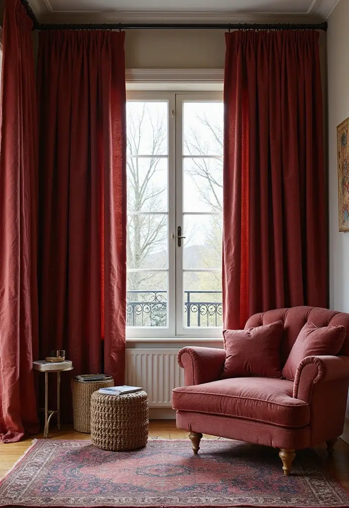 28 Modern Curtains for Living Room That Transform Your Space 6 28 Modern Curtains for Living Room That Transform Your Space - 6. Eco-Friendly Velvet