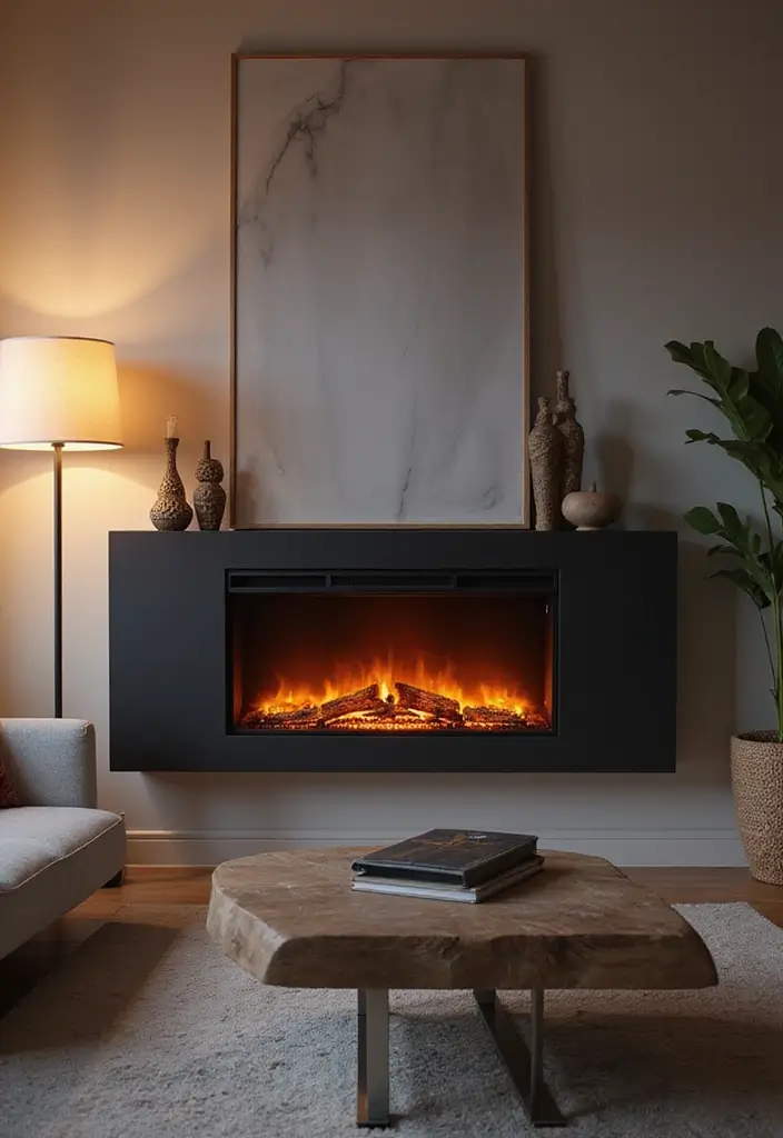 28 Modern Fireplace Designs That Add Warmth and Luxury 17 28 Modern Fireplace Designs That Add Warmth and Luxury - 17. Electric Fireplaces