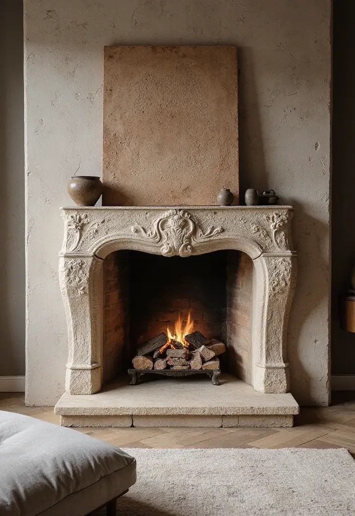 28 Modern Fireplace Designs That Add Warmth and Luxury 25 28 Modern Fireplace Designs That Add Warmth and Luxury - 25. Fireplaces with Unique Textures