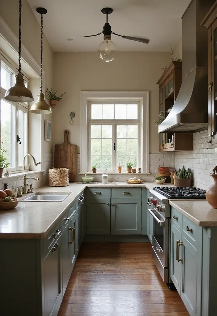 28 Modern Kitchens That Blend Function and Sleek Style 11 28 Modern Kitchens That Blend Function and Sleek Style - 11. Vintage Touches