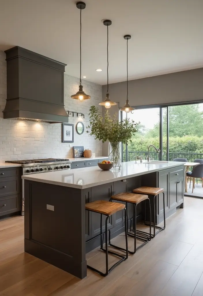 28 Modern Kitchens That Blend Function and Sleek Style 18 28 Modern Kitchens That Blend Function and Sleek Style - 18. Multi-Functional Islands