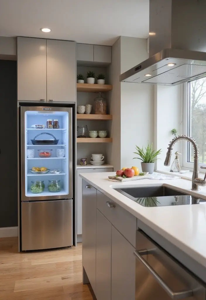 28 Modern Kitchens That Blend Function and Sleek Style 22 28 Modern Kitchens That Blend Function and Sleek Style - 22. Integrated Technology