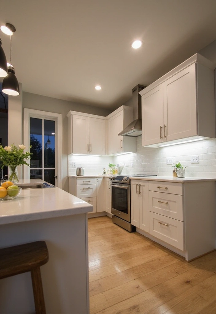 28 Modern Kitchens That Blend Function and Sleek Style 23 28 Modern Kitchens That Blend Function and Sleek Style - 23. Custom Lighting Solutions