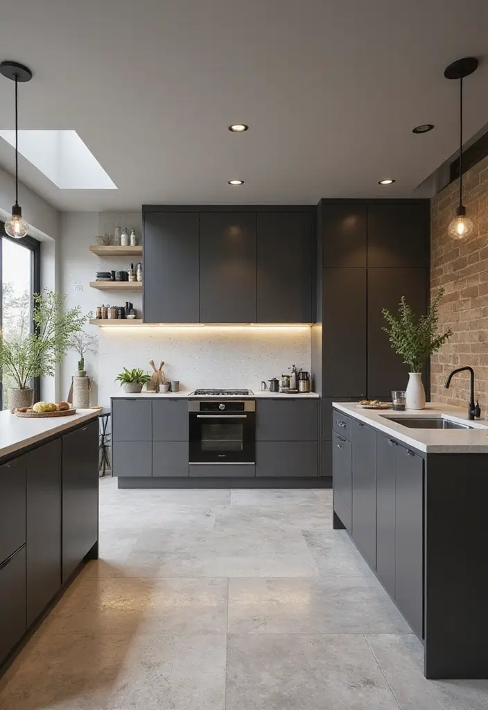 28 Modern Kitchens That Blend Function and Sleek Style 24 28 Modern Kitchens That Blend Function and Sleek Style - 24. Elegant Finishes