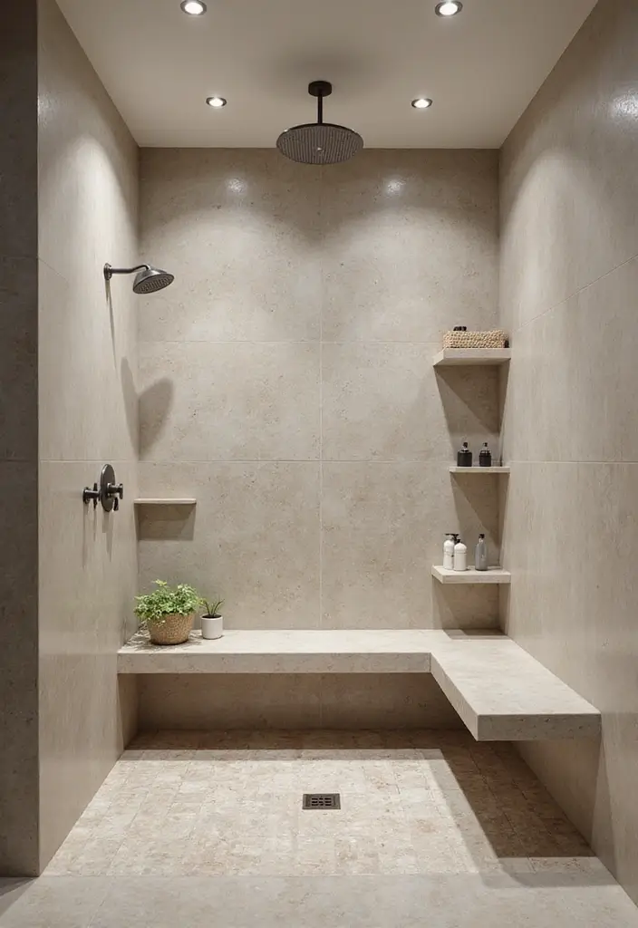 29 Luxury Bathroom Design Ideas That Feel Like a Spa Retreat 2 29 Luxury Bathroom Design Ideas That Feel Like a Spa Retreat - 2. Spa-Like Wet Rooms for Open Spaces