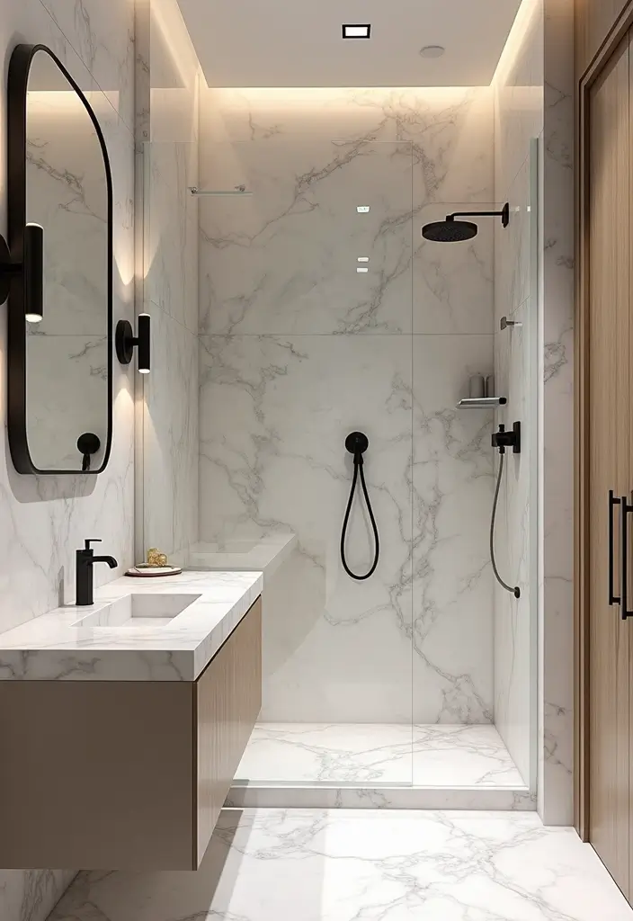 29 Luxury Bathroom Design Ideas That Feel Like a Spa Retreat 5 29 Luxury Bathroom Design Ideas That Feel Like a Spa Retreat - 5. Luxurious Marble Accents