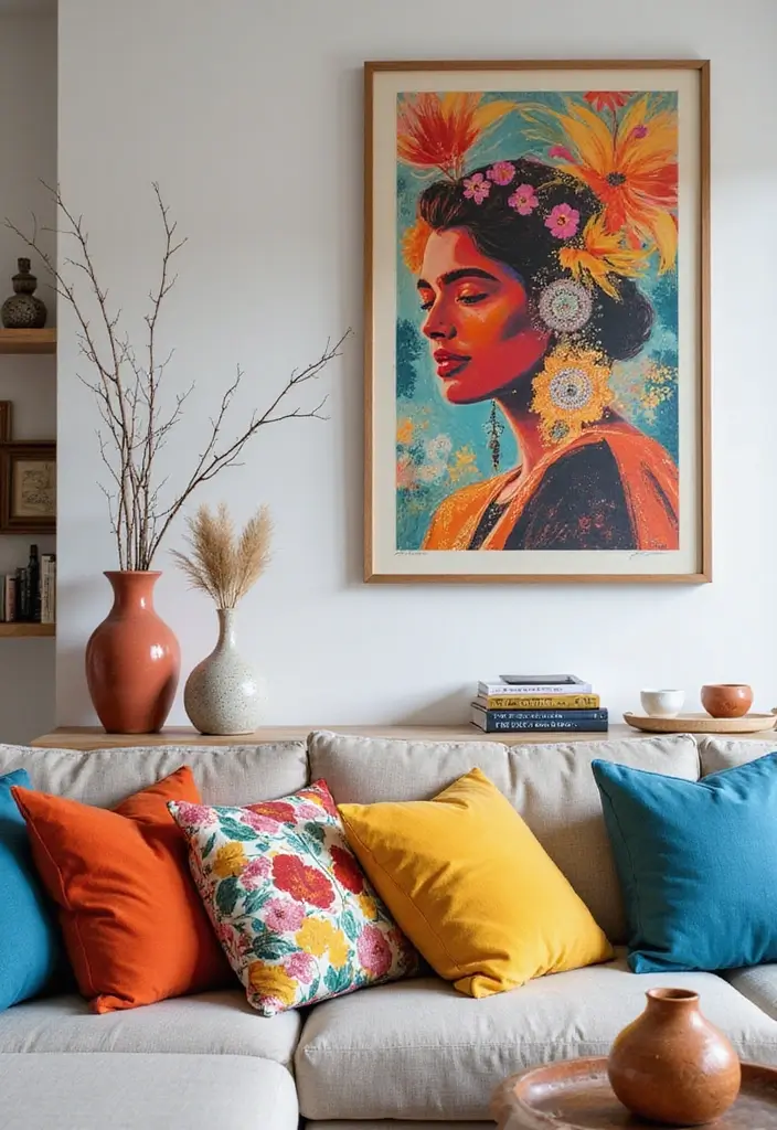 29 Luxury House Interior Inspirations for a Lavish Lifestyle 19 29 Luxury House Interior Inspirations for a Lavish Lifestyle - 19. Colorful Accents: Pops of Joy