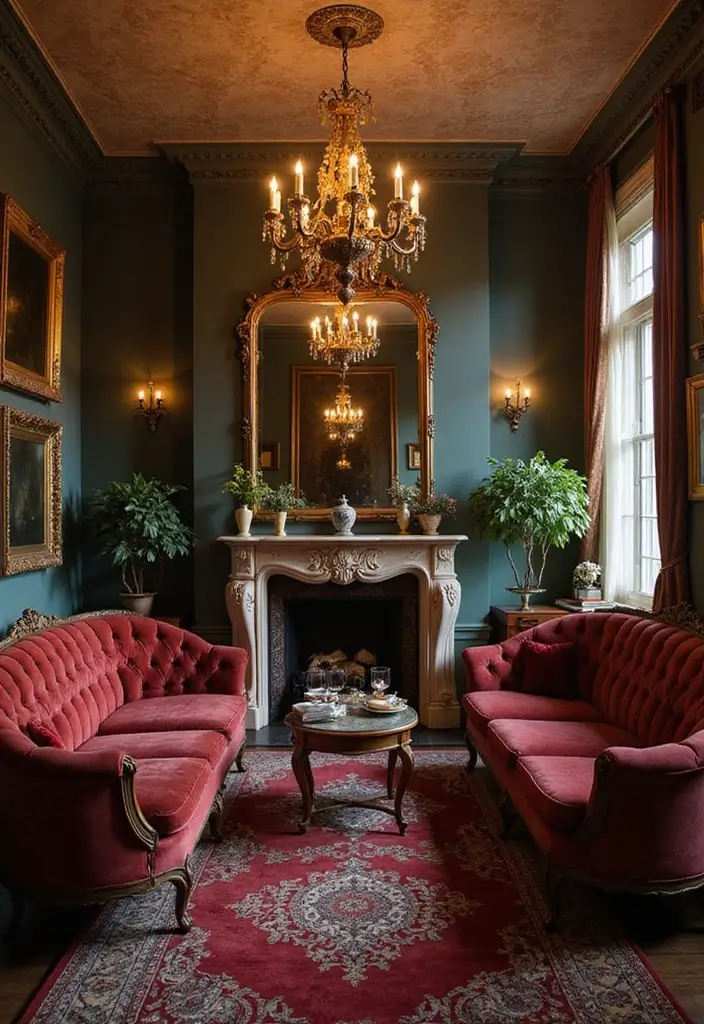 29 Luxury House Interior Inspirations for a Lavish Lifestyle 8 29 Luxury House Interior Inspirations for a Lavish Lifestyle - 8. Vintage Glamour: Timeless Elegance