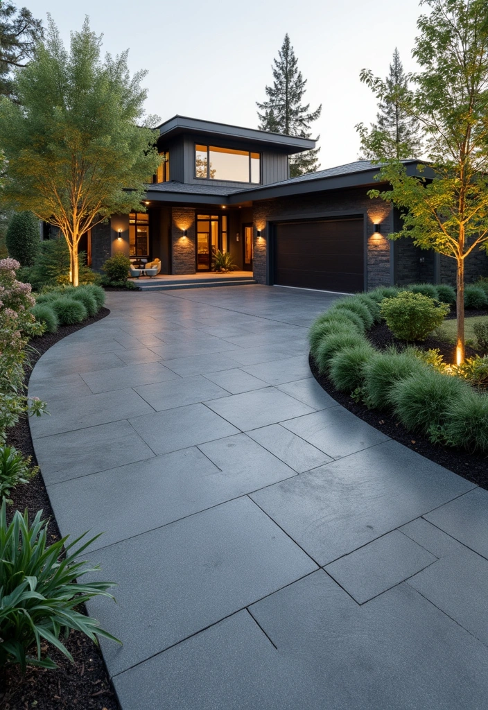 29 Modern Driveway Ideas That Transform Your Exterior 19 29 Modern Driveway Ideas That Transform Your Exterior - 19. Modern Asphalt Alternatives