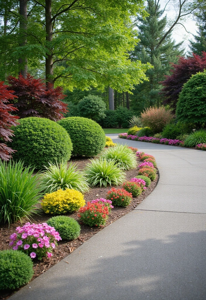 29 Modern Driveway Ideas That Transform Your Exterior 8 29 Modern Driveway Ideas That Transform Your Exterior - 8. Native Plant Borders