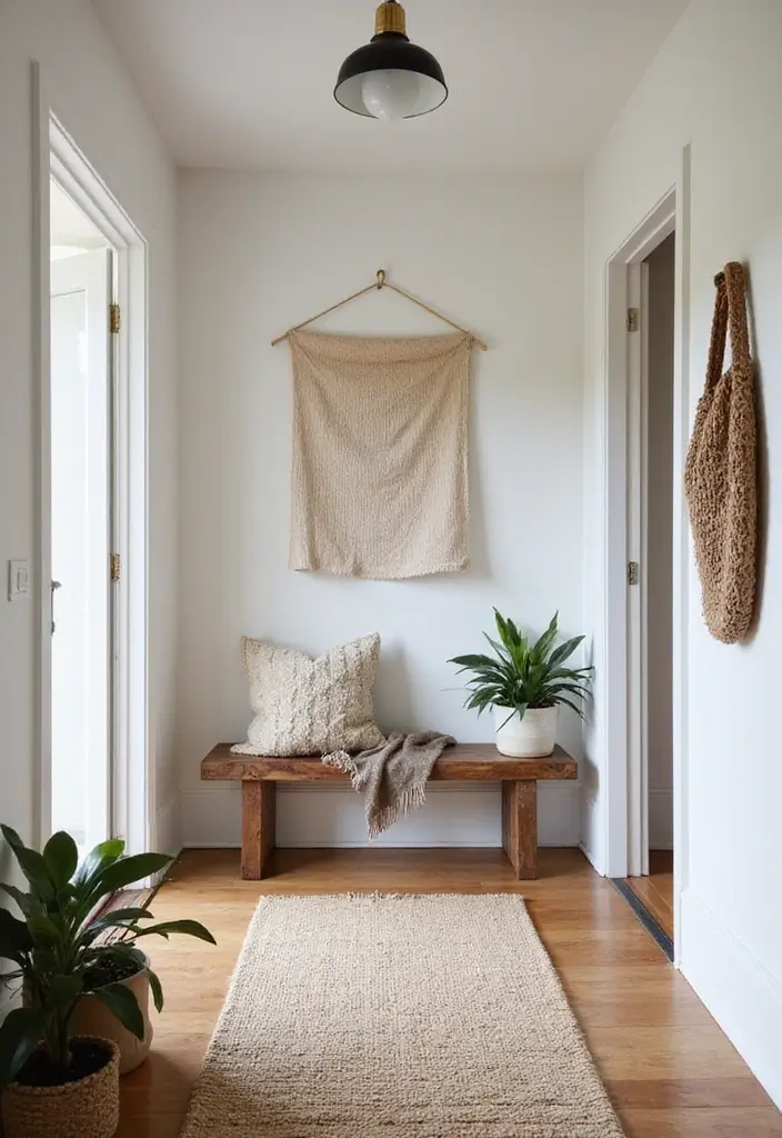 29 Modern Entryway Ideas to Create a Stylish First Impression 27 29 Modern Entryway Ideas to Create a Stylish First Impression - 27. Layered Textures