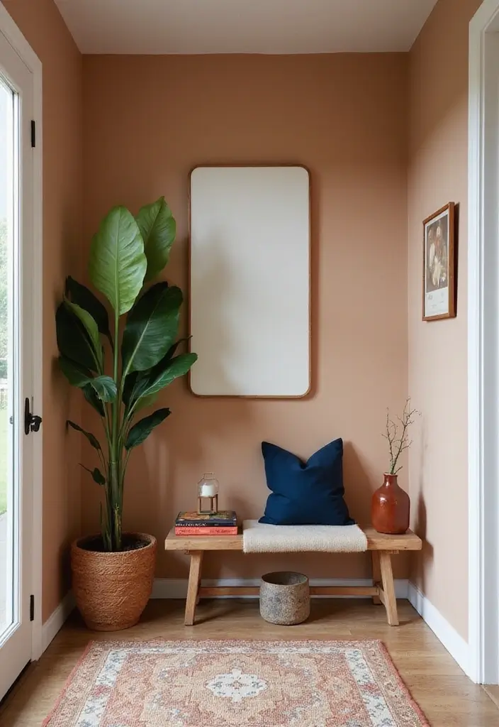 29 Modern Entryway Ideas to Create a Stylish First Impression 3 29 Modern Entryway Ideas to Create a Stylish First Impression - 3. Cozy Color Palettes