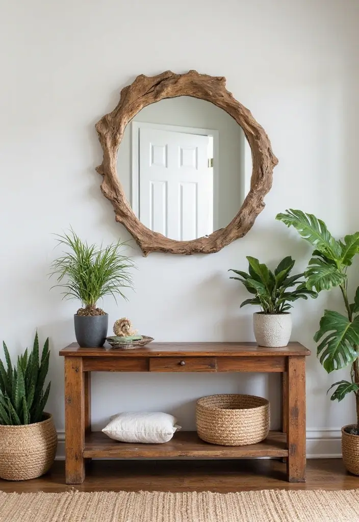 29 Modern Entryway Ideas to Create a Stylish First Impression 8 29 Modern Entryway Ideas to Create a Stylish First Impression - 8. Natural Elements