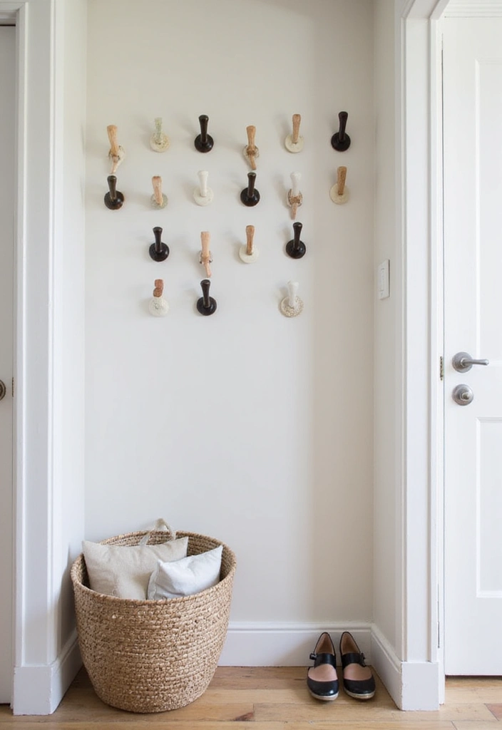 29 Modern Entryway Ideas to Create a Stylish First Impression 9 29 Modern Entryway Ideas to Create a Stylish First Impression - 9. Functional Hooks and Racks