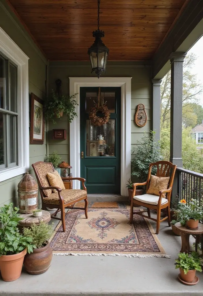 29 Modern Front Porch Designs for Stunning Curb Appeal 10 29 Modern Front Porch Designs for Stunning Curb Appeal - 10. Vintage Revival