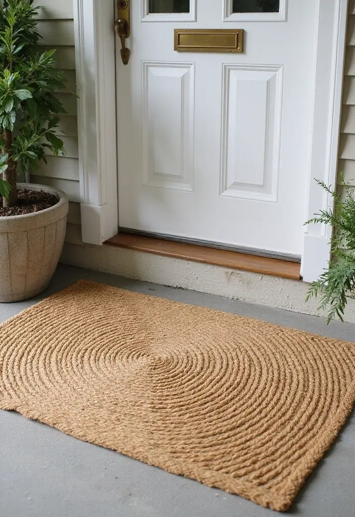 29 Modern Front Porch Designs for Stunning Curb Appeal 14 29 Modern Front Porch Designs for Stunning Curb Appeal - 14. Welcoming Entry Mats