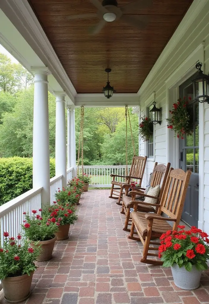 29 Modern Front Porch Designs for Stunning Curb Appeal 5 29 Modern Front Porch Designs for Stunning Curb Appeal - 5. Cozy Farmhouse Vibes