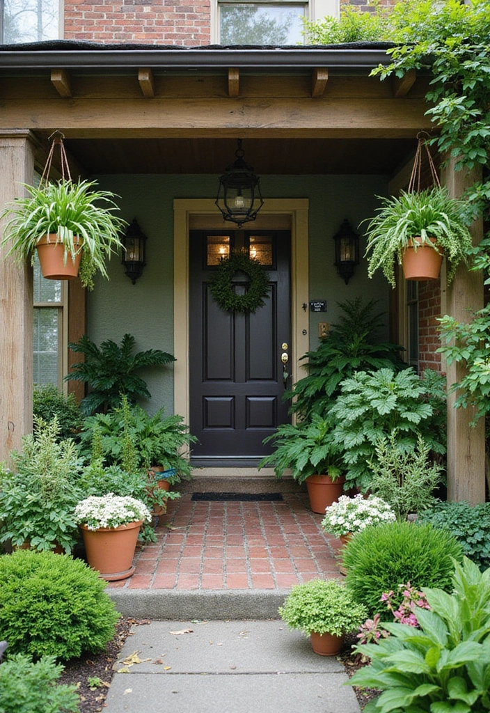 29 Modern Front Porch Designs for Stunning Curb Appeal 6 29 Modern Front Porch Designs for Stunning Curb Appeal - 6. Urban Jungle