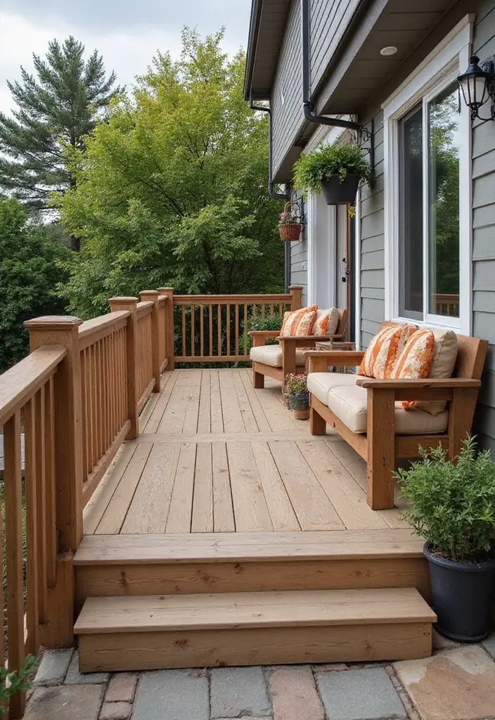 29 Modern Front Porch Designs for Stunning Curb Appeal 9 29 Modern Front Porch Designs for Stunning Curb Appeal - 9. Elevated Decking