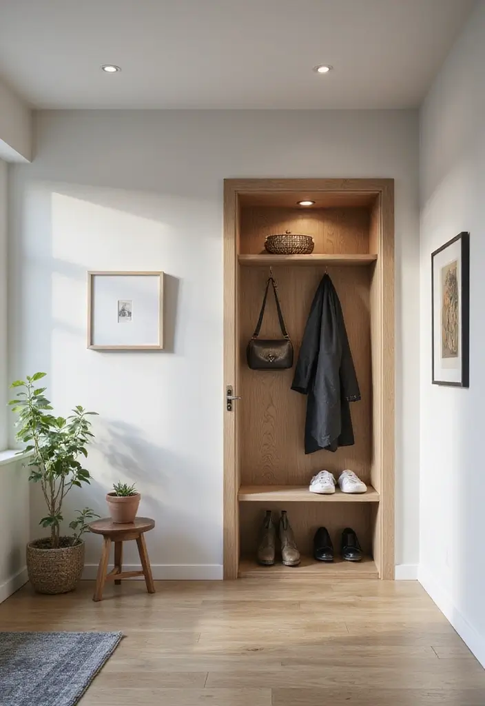 29 Modern Main Door Entrance Designs for a Bold Statement 28 29 Modern Main Door Entrance Designs for a Bold Statement - 28. Smart Use of Space