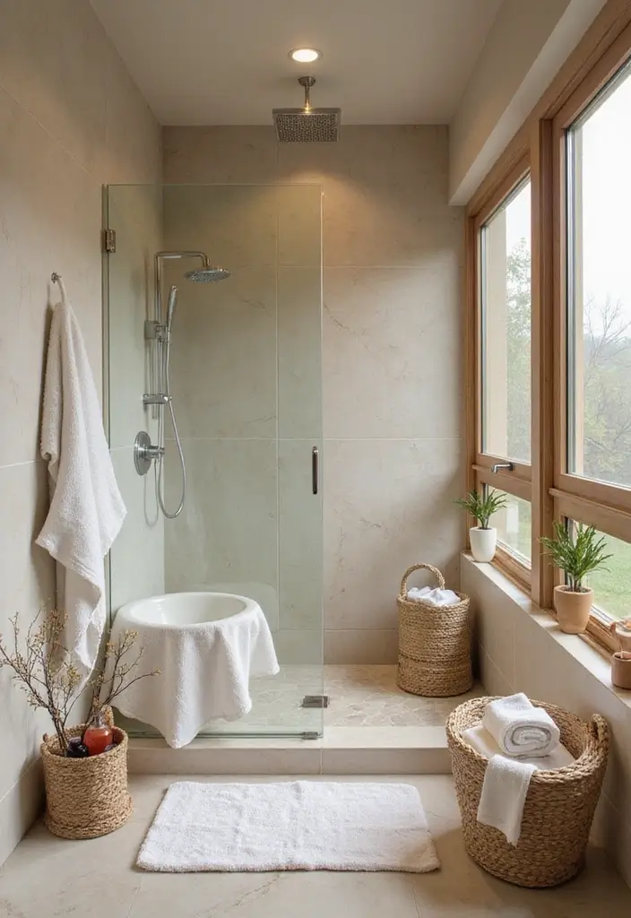 29 Modern Shower Ideas That Turn Bathrooms Into Retreats 15 29 Modern Shower Ideas That Turn Bathrooms Into Retreats - 15. Spa-Inspired Accessories