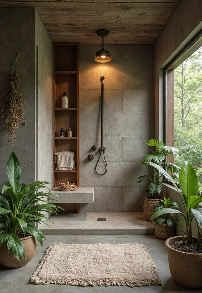 29 Modern Shower Ideas That Turn Bathrooms Into Retreats 22 29 Modern Shower Ideas That Turn Bathrooms Into Retreats - 22. Nature-Inspired Design