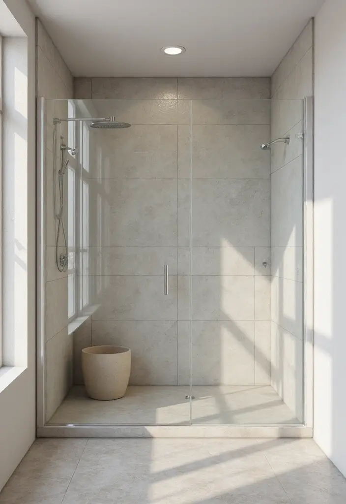 29 Modern Shower Ideas That Turn Bathrooms Into Retreats 4 29 Modern Shower Ideas That Turn Bathrooms Into Retreats - 4. Minimalist Shower Designs