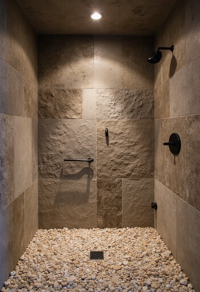29 Modern Shower Ideas That Turn Bathrooms Into Retreats 7 29 Modern Shower Ideas That Turn Bathrooms Into Retreats - 7. Textured Surfaces