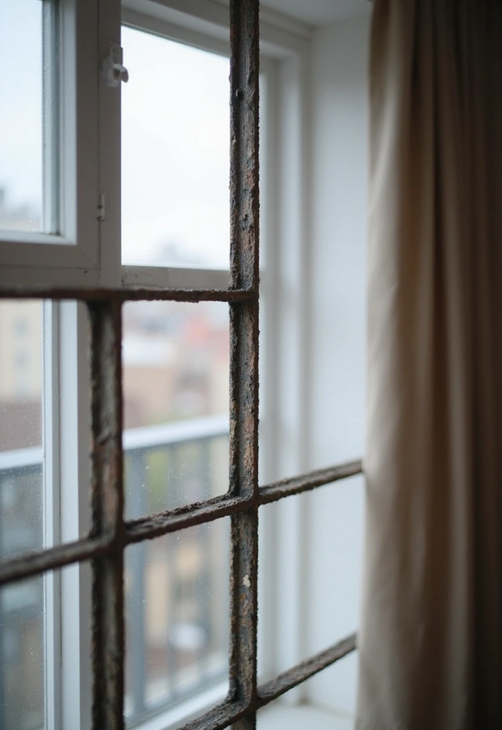 29 Modern Window Grill Designs That Blend Safety and Style 1 29 Modern Window Grill Designs That Blend Safety and Style - 1. Minimalist Metal Grills