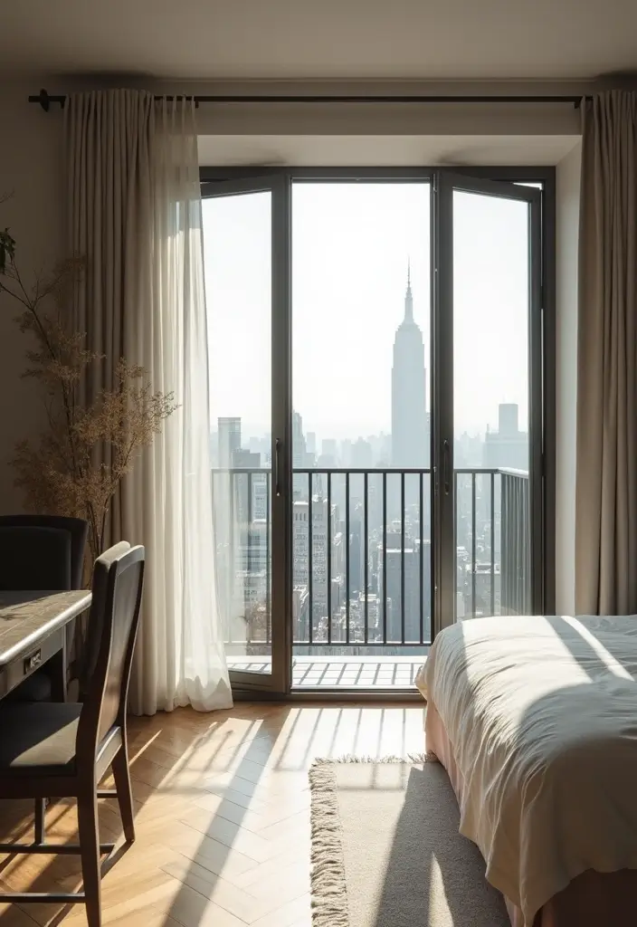 29 Modern Window Grill Designs That Blend Safety and Style 11 29 Modern Window Grill Designs That Blend Safety and Style - 11. Folding Grills for Flexible Spaces