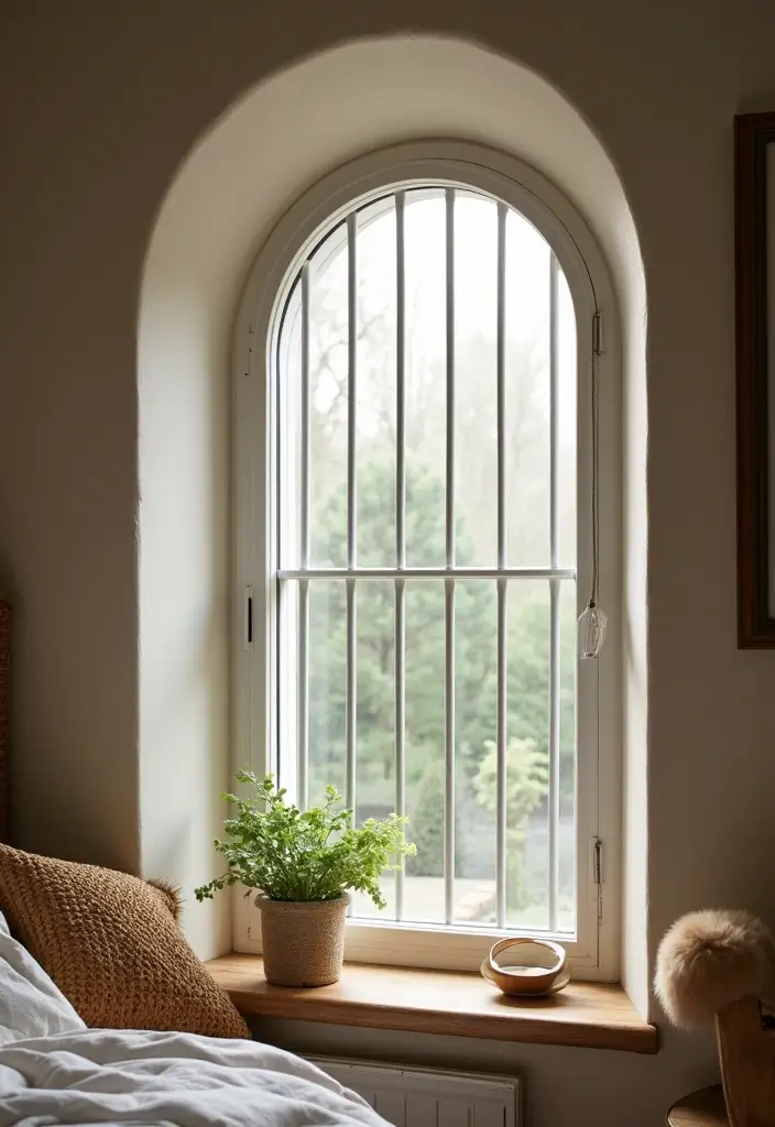 29 Modern Window Grill Designs That Blend Safety and Style 14 29 Modern Window Grill Designs That Blend Safety and Style - 14. Rounded Edge Grills