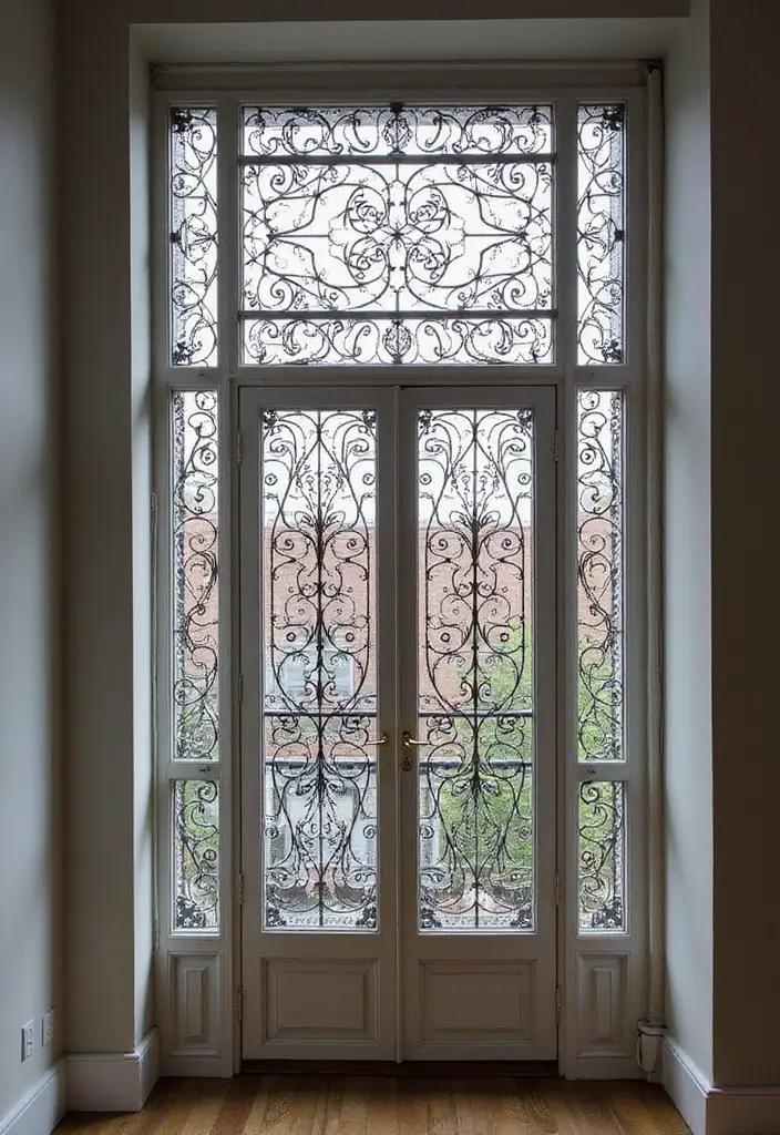 29 Modern Window Grill Designs That Blend Safety and Style 2 29 Modern Window Grill Designs That Blend Safety and Style - 2. Decorative Filigree Patterns