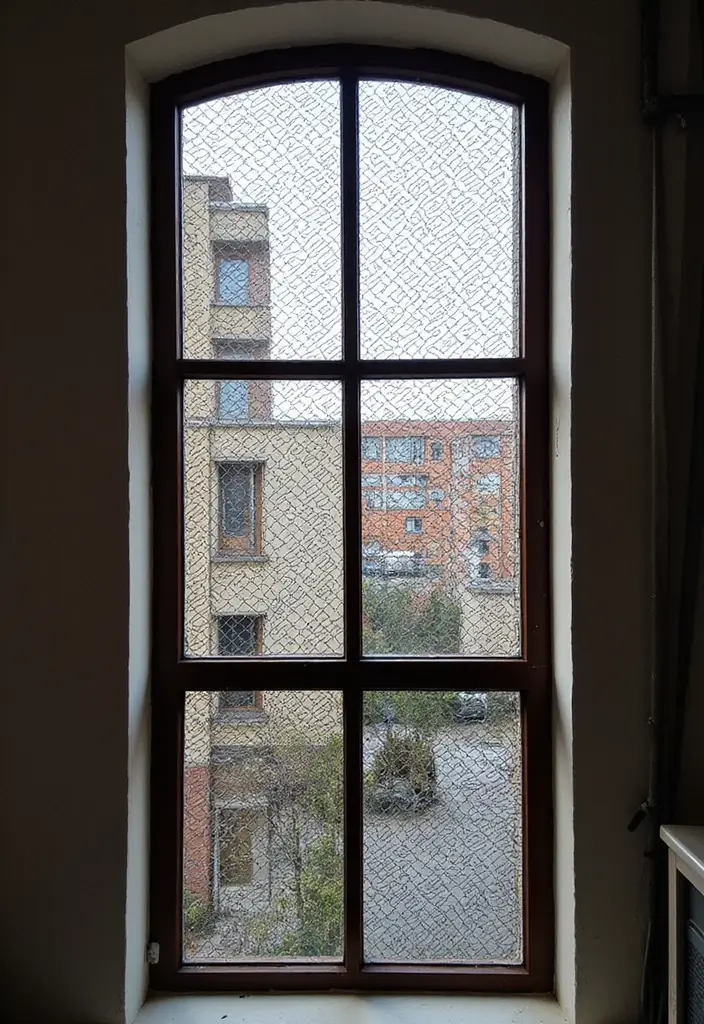 29 Modern Window Grill Designs That Blend Safety and Style 20 29 Modern Window Grill Designs That Blend Safety and Style - 20. Urban Mesh Grills