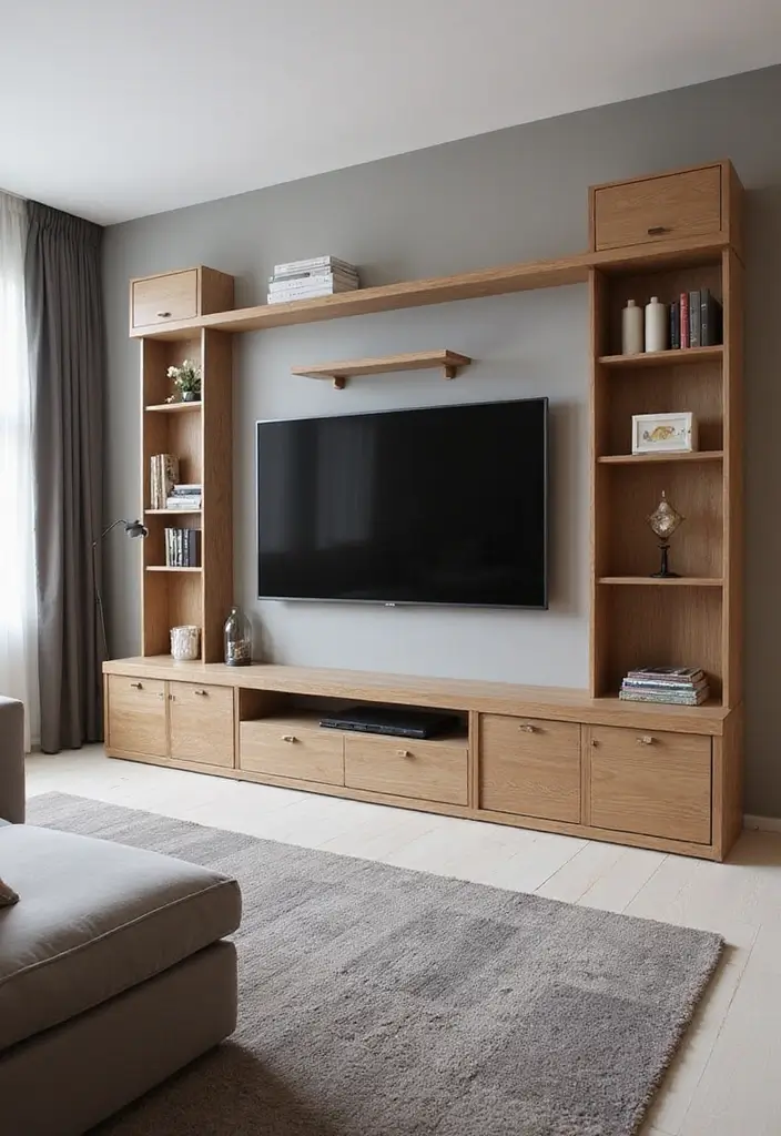 29 TV Wall Design Modern Luxury Looks for Statement Living Rooms 20 29 TV Wall Design Modern Luxury Looks for Statement Living Rooms - 20. Customizable Modular Units