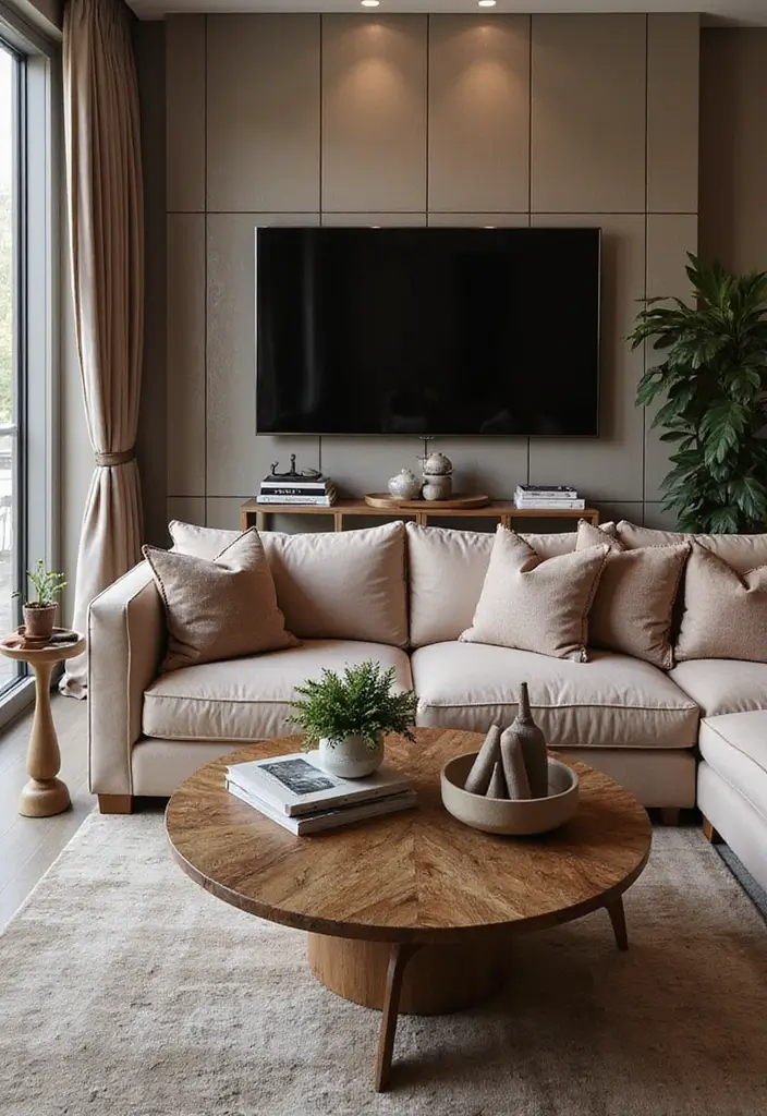 29 TV Wall Design Modern Luxury Looks for Statement Living Rooms 25 29 TV Wall Design Modern Luxury Looks for Statement Living Rooms - 25. Statement Pillows