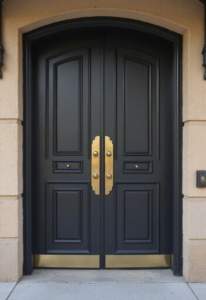 30+ Luxury Door Design Ideas That Make a Grand Entrance 24 30+ Luxury Door Design Ideas That Make a Grand Entrance - 24. Reinforced Security Features