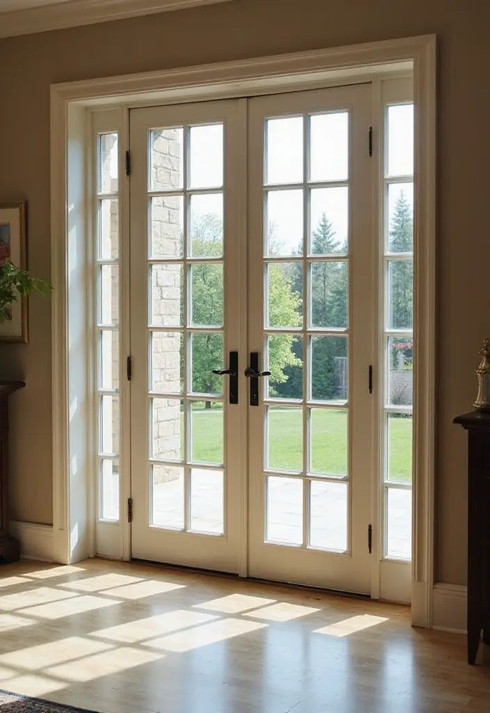 30+ Luxury Door Design Ideas That Make a Grand Entrance 26 30+ Luxury Door Design Ideas That Make a Grand Entrance - 26. French Doors for Elegance