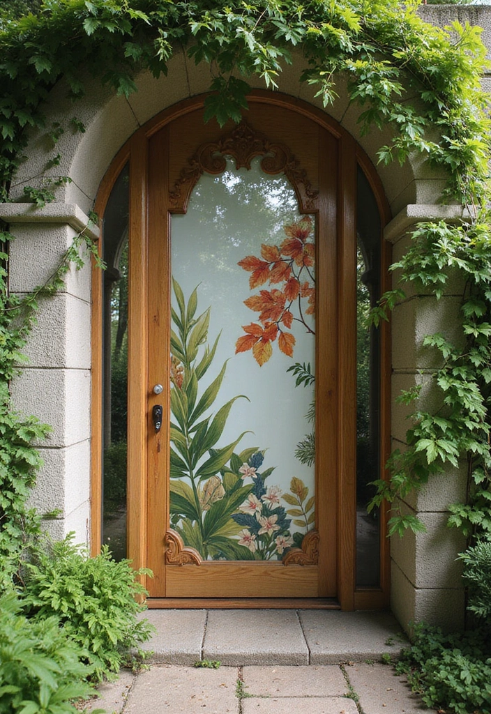30+ Luxury Door Design Ideas That Make a Grand Entrance 5 30+ Luxury Door Design Ideas That Make a Grand Entrance - 5. Biophilic Design Elements